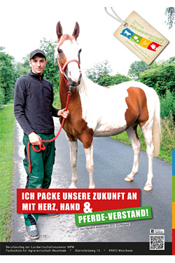 Plakat 06 Pferde-Verstand - Fachschule für Agrarwirtschaft Meschede